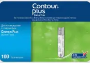 Тест-полоски к глюкометру Контур Плюс Упаковка №100 от Ваша аптека