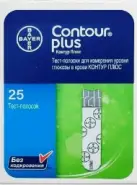 Тест-полоски к глюкометру Контур Плюс