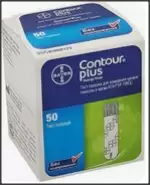 Тест-полоски к глюкометру Контур Плюс