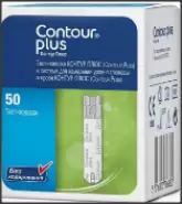 Тест-полоски к глюкометру Контур Плюс Упаковка №50 от Самсон-Фарма на Лубянке