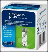 Тест-полоски к глюкометру Контур Плюс Упаковка №50 от Панасоник Хелскеа