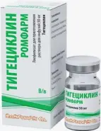 Тигециклин Порошок д/инфузии 50мг №1 от АдонисФарм