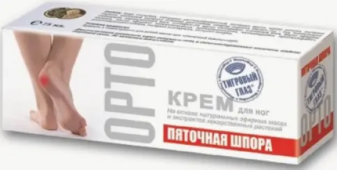 Тигровый глаз Орто Пяточная шпора Крем для ног 75мл произодства Медикомед НПФ ООО