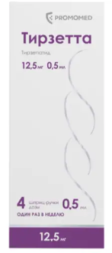 Тирзетта Р-р д/п/к введ., шпр-ручка 12.5мг/0.5мл №4 в Чехове