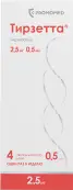 Тирзетта Р-р д/п/к введ., шпр-ручка 2.5мг/0.5мл №4 от Промомед Рус ООО