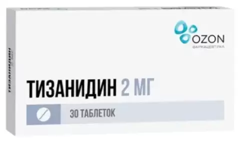 Тизанидин Таблетки 2мг №30 в Ростове-на-Дону