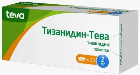 Тизанидин Таблетки 2 мг №30