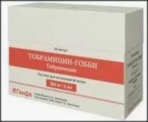 Тобрамицин Р-р д/ингаляций, ампулы 60мг/мл 5мл №4х7 в Чехове
