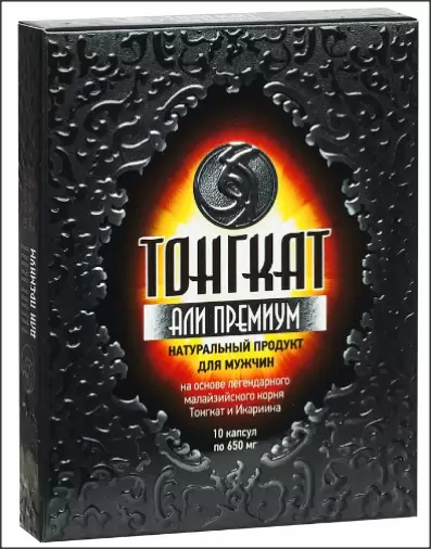 Тонгкат Али Премиум Капсулы №10 произодства В-Мин ООО