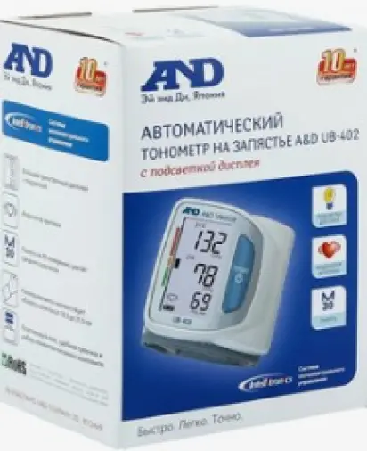 Тонометр автоматический AND UВ-402 на запястье