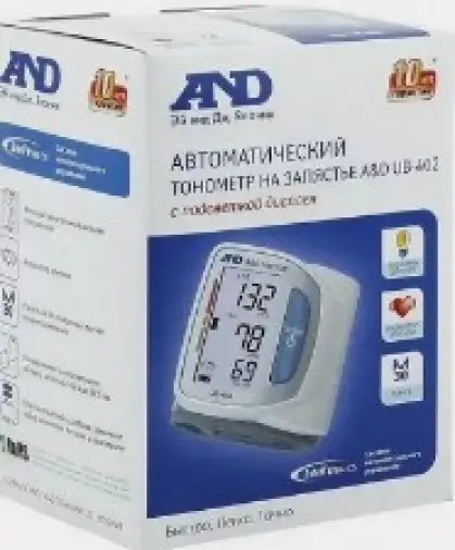 Тонометр автоматический AND UВ-402 на запястье