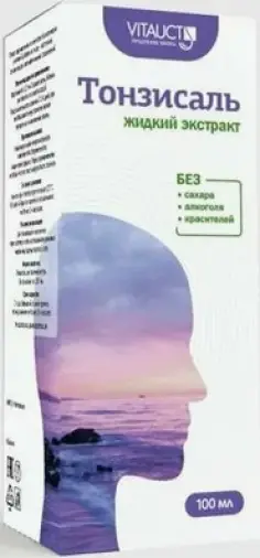Тонзисаль жидкий экстракт Флакон 100мл произодства Витаукт-Пром