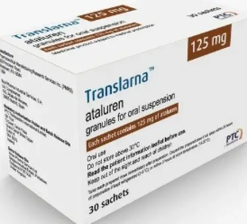 Трансларна Пакетики 125мг №30 произодства ПиТиСи Терапьютикс Интернешнл Лтд.