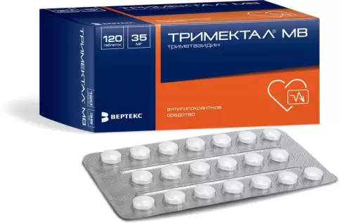Тримектал МВ Таблетки 35мг №120 произодства Вертекс ЗАО