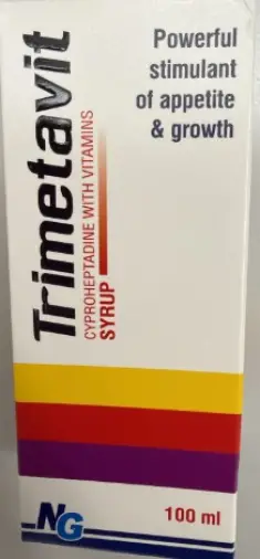 Триметавит Trimetavit сироп для стимуляции аппетита Флакон 100мл произодства Opes Healthcare Pvt., Индия