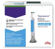 Трулисити Р-р д/п/к введ., шпр-ручка 1.5мг/0.5мл №4 от Капсула