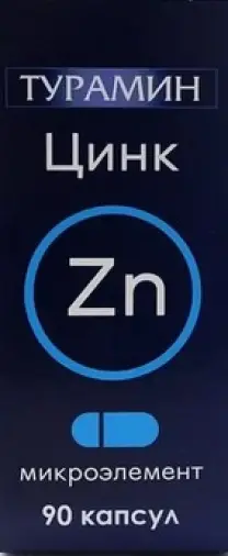 Турамин Цинк Капсулы №90 произодства ВИС ООО