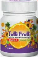 Тутти Фрутти Омега-3 Капсулы жеват. 500мг №45 в Краснодаре от Алоэ Краснодар Восточный Обход д19