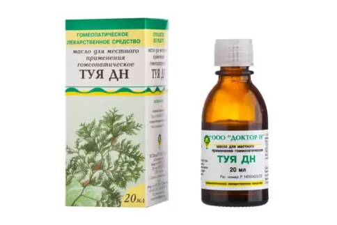 Туя ДН Масло гомеопат. 20мл произодства Доктор Н