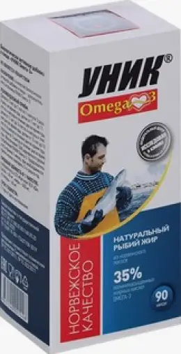 Уник Омега-3 Капсулы 600 мг №90