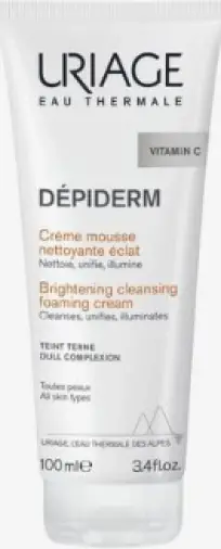 Uriage Depiderm Урьяж Депидерм Крем-мусс очищающий придающий сияние коже Туба 100мл произодства Дистрифарм