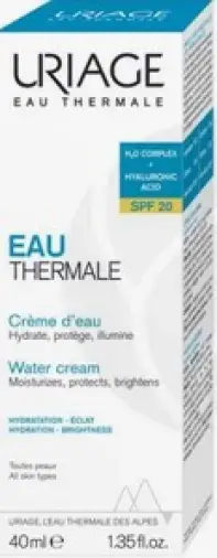 Uriage EAU Thermale Урьяж термальный крем легкий увлажняющий для нормальной и комбинированной кожи лица и шеи Туба 40мл произодства Дистрифарм