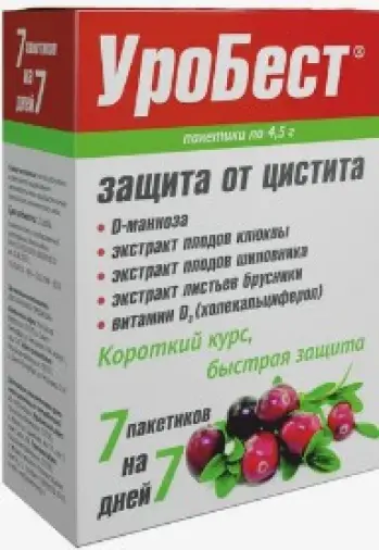 Уробест Пакетики 4.5г №7 произодства Фармакор продакшн ООО