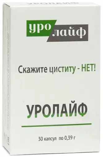 Уролайф Капсулы 395мг №30 произодства Растительные ресурсы НПК