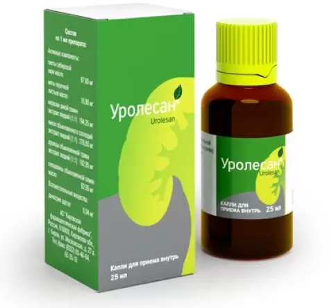 Уролесан Флакон 25мл произодства Ф. фабрика (Киров)