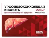 Урсодезоксихолевая кислота Капсулы 250мг №100 от Шрея Хелскеа