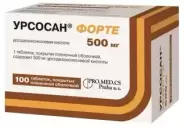 Урсосан Форте Капсулы 500мг №100 от Аптека Солнышко Часовая 11с2