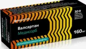 Валсартан Таблетки 160мг №30 от Медисорб ЗАО