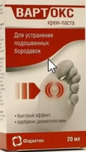 Вартокс Крем-паста 20мл произодства Зелёная дубрава ЗАО