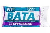 Вата хирургическая стерильная Упаковка 100г от Нью-Фарм