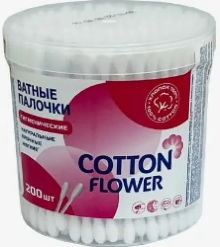 Ватные палочки Банка №200 произодства Коттон Клаб