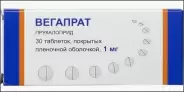 Вегапрат Таблетки п/о 1мг №30 от ЗДОРОВ ру Молодёжная