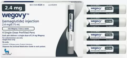 Вегови (Wegovy) Р-р для п/к введ. 2.4мг/0.75мл (1доза) №4 в Королеве