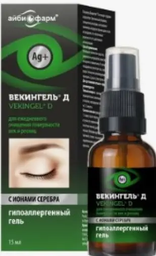 Векингель Д Гель для век и ресниц Флакон-капельница 15мл произодства Дина Инт.