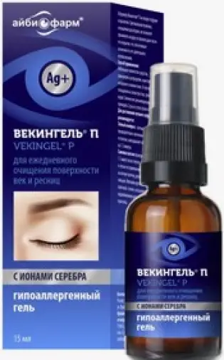 Векингель П Гель для век и ресниц Флакон-капельница 15мл произодства Дина Инт.
