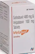 Веласоф (Софосбувир+Велпатасвир) Таблетки 400мг+100мг №28 от Москва Фарм