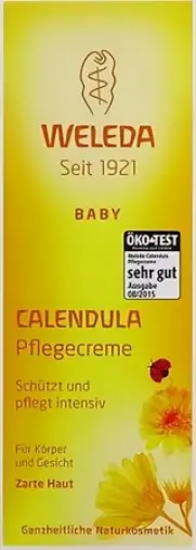 Веледа Детский крем для лица и тела питательный с календулой Weleda Туба 75мл произодства Веледа
