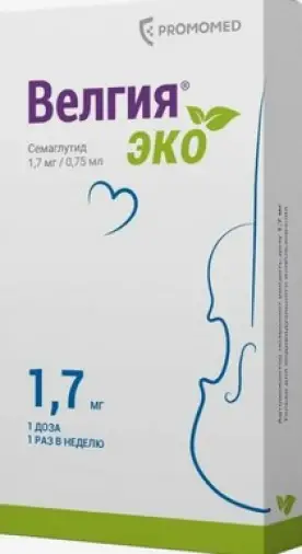 Велгия Эко Р-р д/п/к введ., шприц в автоинжекторе 1.7 мг/0.75мл (1доза) №1