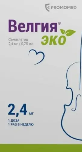 Велгия Эко Р-р д/п/к введ., шприц в автоинжекторе 2.4 мг/0.75мл (1доза) №4