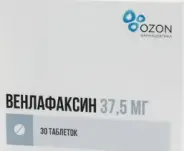 Венлафаксин Таблетки 37.5мг №30 от АдонисФарм
