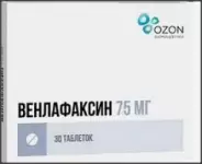 Венлафаксин Таблетки 75мг №30 от Самсон-Фарма на Кантемировской