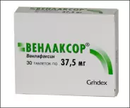 Венлаксор Таблетки 37.5мг №30 от ЗДОРОВ ру Молодёжная