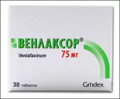 Венлаксор Таблетки 75мг №30 от Гриндекс АО