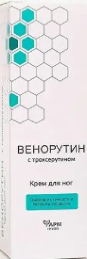 Венорутин с троксерутином крем д/ног Туба 75мл произодства Фармгрупп ООО