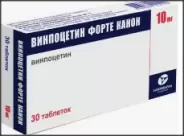 Винпоцетин форте Таблетки 10мг №30 в Фрязино от Интернет - аптека  POLZAru Фрязино