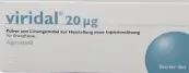 Виридал Картридж 20мкг №6 от Германия